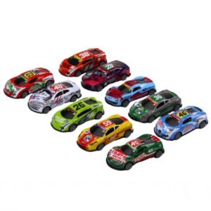 Set 10 Mașinuțe Metalice „Miniature Alloy Car” – Mașini de Curse pentru Copii