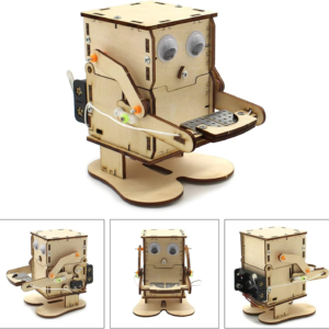 Robot Educativ DIY din Lemn