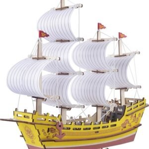 🌊 Puzzle 3D Corabia Negustorilor de Mătase