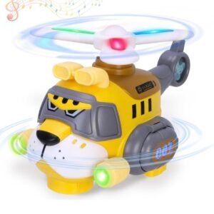 🚁 Elicopter Interactiv cu Lumină & Sunet – Model Animal Fun