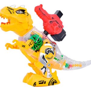 Dinozaur electric Tyrannosaurus – jucărie interactivă cu lumini și sunete